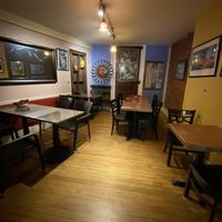 Back dining  at Durbar Square Restaurant in Portsmouth