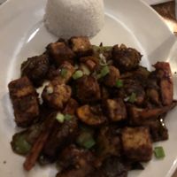 Tofu chili  at Durbar Square Restaurant in Portsmouth