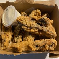 Portobello fries at Something Vegan in Toluca Lake