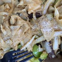 Drunken noodles at Something Vegan in Toluca Lake