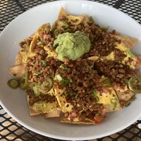 Nachos at Something Vegan in Toluca Lake