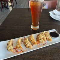 gyoza  at Something Vegan in Toluca Lake