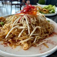 Pad Thai with tofu   at Something Vegan in Toluca Lake
