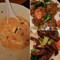 This is my new favorite place! The Heavenly beef was seriously Heavenly, the Pad See Ew was absolutely delicious, and the coconut soup was divine! at Something Vegan in Toluca Lake