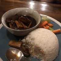 Soy eggplant something   at Chookie's Beer Garden in Ninh Binh