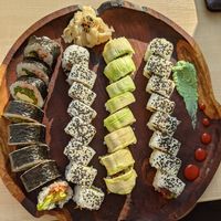 A platter for two at Hoshi Sushi in Poprad