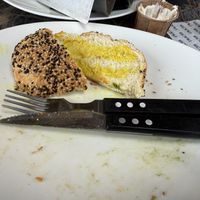 A poor bun let down the burger  at NUL73 in Den Bosch