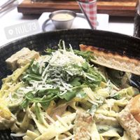 Pesto pasta at NUL73 in Den Bosch