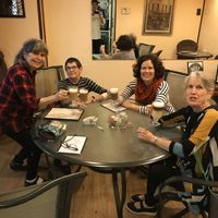 Lunch with my mom, Aunt and cousin at cafe Chocolade!  at Cafe Chocolade in Oakdale