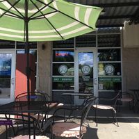 Entrance and patio at Ephata Cafe in Spokane