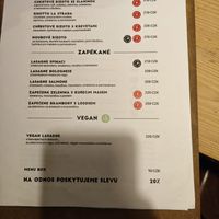 Vegan lasagne at Fabrik Food Factory in Brno