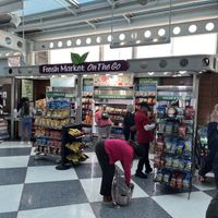 The stand is across from gate C22  at ORD - Fresh Market on the Go - T1 in Chicago