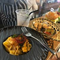 Noodles (about 60hkd), vegan chicken nuggets (40hkd), burger (110hkd) at 2DP - 2DecimalPlaces in Kowloon