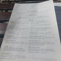 Menú at My Mother's Daughters  in Lisbon