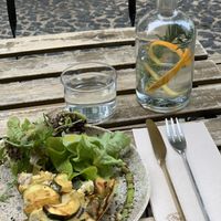 Vegetable quiche  at My Mother's Daughters  in Lisbon