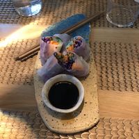 Spring roles- were ok. Wouldn’t recommend  at My Mother's Daughters  in Lisbon