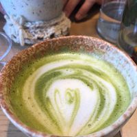 Matcha latte  at My Mother's Daughters  in Lisbon