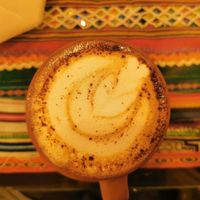 Vegan mocha at Creperia La Boheme in Cusco