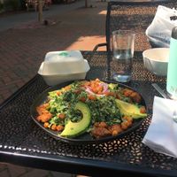 Wooowwww cesar salad my face up - Brussel sprouts appetizer was AMAZING at Leaf in Haddonfield