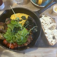 Vegan breakfast  at Partisan in York