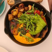 Vegan breakfast at Partisan in York