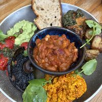 Vegan breakfast   at Partisan in York
