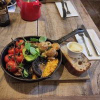 Full English breakfast, vegan! at Partisan in York