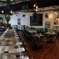 Tables at Kneading Ruby in Wollongong