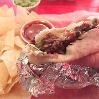 Tree Hugger Burrito at Taco Mama in Auburn