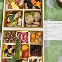 Vegan Osechi (Japanese traditional NY meal)   at Medaka Natural Kitchen  in Osaka