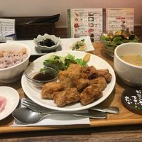 Lunch menu at Medaka Natural Kitchen  in Osaka