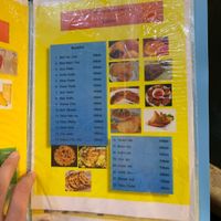 Menu at Anmole in Bangkok