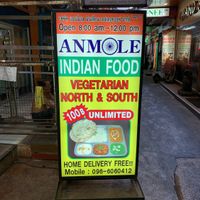Sign  at Anmole in Bangkok