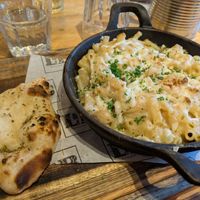 Macaroni cheese (specify vegan version) at Luben's Pizza in Folkestone