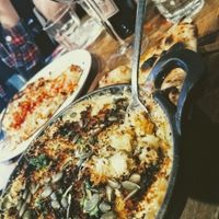 vegan mac and cheese  at Luben's Pizza in Folkestone