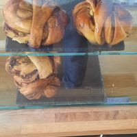 Cinnamon rolls at Orchard Lane Coffee House in Folkestone