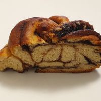 Inside the chocolate bun! at Orchard Lane Coffee House in Folkestone
