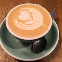 Oat Flat white at Orchard Lane Coffee House in Folkestone