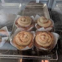 Biscoff muffin at Orchard Lane Coffee House in Folkestone