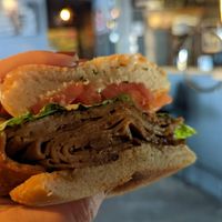 The BLT does not skimp on the housemade bacon - sooo good!  at Georgetown Liquor Company in Seattle