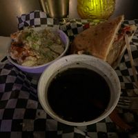 French dip with potato salad  at Georgetown Liquor Company in Seattle
