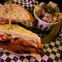 BLT on sourdough at Georgetown Liquor Company in Seattle