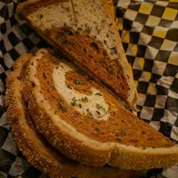 Rueben sandwiche with seitan beef and sauerkraut at Georgetown Liquor Company in Seattle