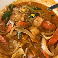 Indian curry with tofu and veggies  at Mint Asian Cuisine in Punta Gorda