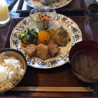 Vegan Rice Meal at Cafe 101 in Teshima