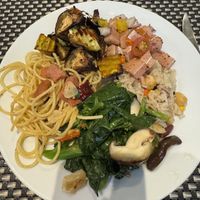 Buffet plate  at Away Chiang Mai Thapae Resort in Chiang Mai