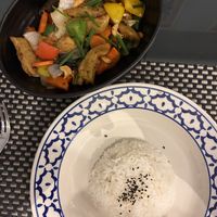 Stir-Fried Vegan Chicken with cashew nuts  at Away Chiang Mai Thapae Resort in Chiang Mai