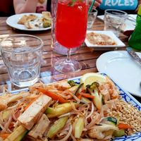 The delicious tofu pad thai at Pad Thai Take Away & Restaurant in Melton