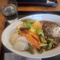 Vegan curry at Tomy Muesli in Takayama