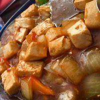 Se chuan tofu at Restaurante China Town in Fuerteventura